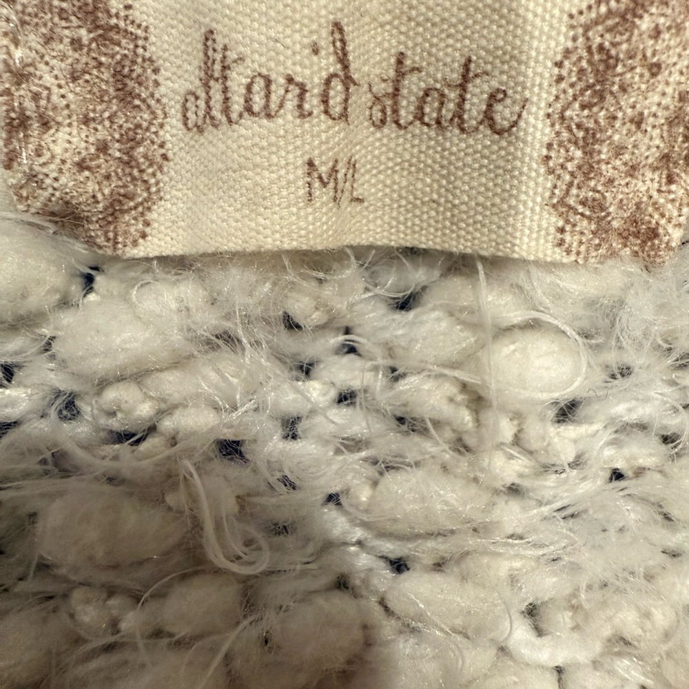 Altar'd State Ivory Knit Sweater